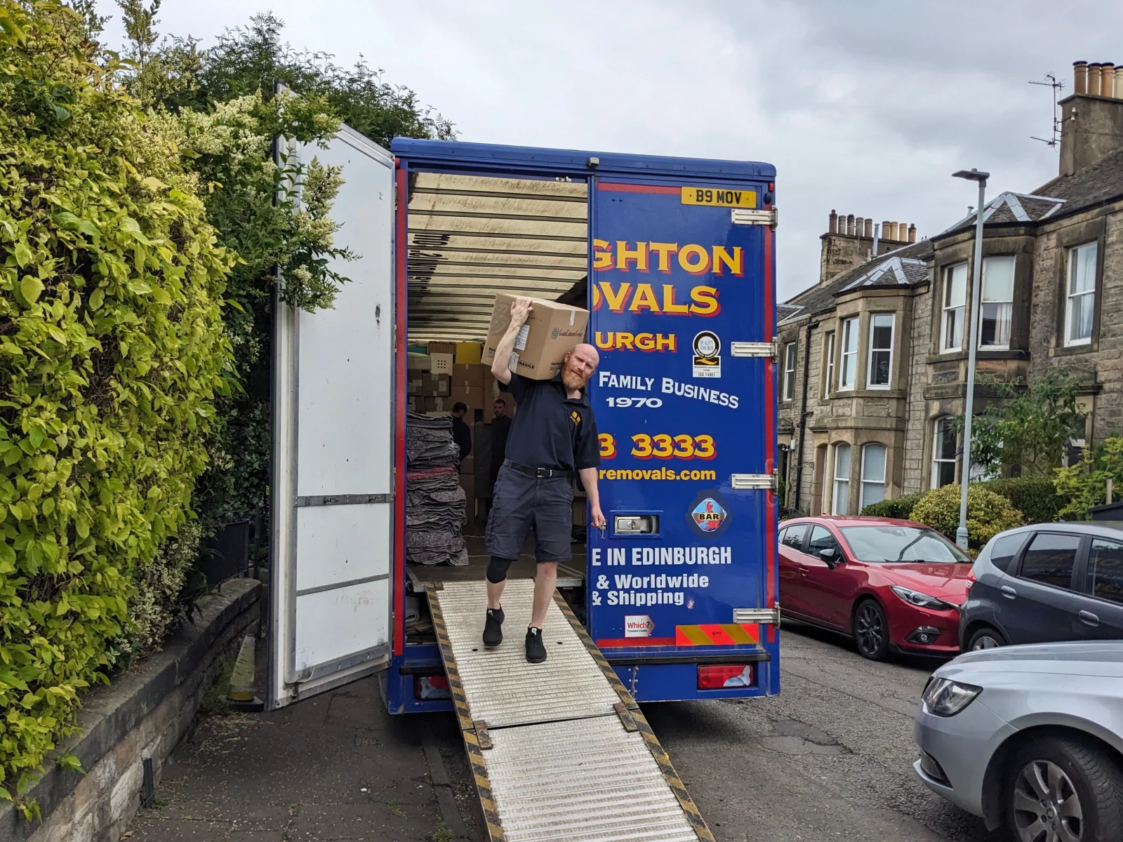 On the move with Broughton Removals. - An article by EGG